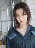 黒髪ミディアム