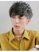 刈り上げグラデーションマッシュ×ツイストスパイラル
