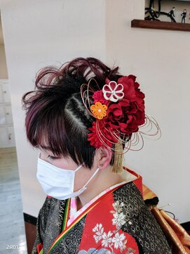 ラスティー(hair collection Rusty) 成人式アップスタイル