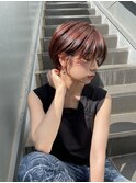 「NUDE」#メンズライクショート10代20代30代束感ショート ピンク