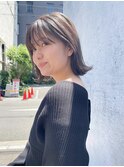 【CAF 照下 ストレートこなれ切りっぱなしボブ】