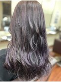 大人かわいい20代　レイヤーバイオレットハイライト