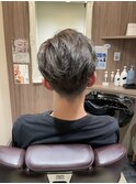 メンズカット　刈り上げスタイル×オリーブグレージュ