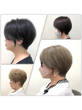 テルミークリニカルデザイン 北千里 30代40代50代似合わせひし形ショートボブ
