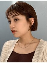 ガーランドギンザ(Garland Ginza)&nbsp;ショートボブショコラアッシュ前髪小顔カットモテ髪