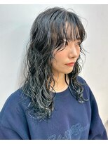 ヴェイン 渋谷(vain)&nbsp;ミディアムボブ/ロングパーマ/顔まわりカット/ボブパーマ