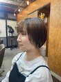 ヘアメイク コモレビ(hairmake komorebi) 王道の似合わせ丸みショート×小顔矯正の顔まわりカット