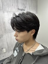 センターパート×カルマパーマ】ペタッと悩みやクセ毛の方にもおすすめの自然な仕上がり<立川/立川駅>