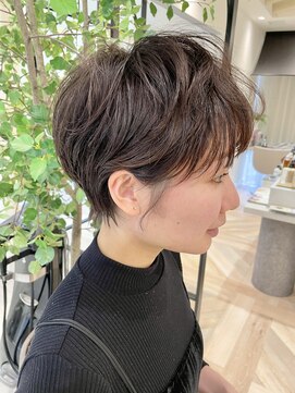 ヨール(YOL) 大人可愛いショート/小顔/ハイライト/白髪ぼかし/30代/40代