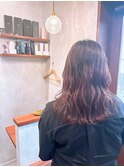 セミロングヘアー