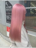 12408髪質改善ストレートラベンダーミルクティーホワイトピンク