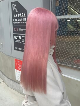 ベレーザ 渋谷(BELEZA) 12408髪質改善ストレートラベンダーミルクティーホワイトピンク