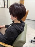 ハンサムショート/ピンクブラウン/四街道【積田佳奈】