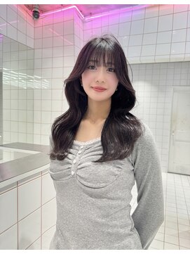 ロンド ストラーダ 心斎橋(Lond strada) くびれヘア×アプリコットオレンジ×美髪［髪質改善/縮毛矯正］