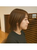 外ハネくびれショートミディ