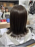 ミディアムボブ×ベージュカラー by沼尾