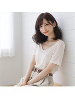 ヘアーズ ベリー 古市店(hairs BERRY) ★ミディアムレイヤー/顔周りレイヤー/レイヤーカット/美髪