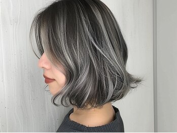 ショート　ボブ　ハイライト　MODE K's　本厚木（旧：MODE K's amyu　厚木店）