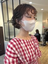 カグヤヒメ ドゥイ(kaguyahime doui)&nbsp;簡単スタイリング！ショートボブとふわふわパーマ