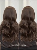 ブリーチなしチョコレートベージュ