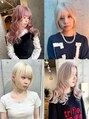 ラニヘアサロン(lani hair salon)&nbsp;ホワイト系。ケアブリーチ/ハイトーン/デザインカラー/ブリーチ