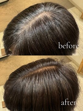 白髪染め/リタッチカラー/根元ヘアカラー