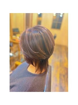 アメリ ココロ 南森町店(Ameri cocoro.) 【レッドベージュ/似合わせボブ】#Ameri