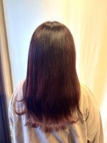 ココカラヘアー ニコ(cococara hair nico)&nbsp;カシスカラー/髪質改善/トリートメント/顔まわりカット/暖色