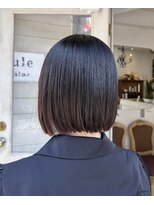アミュレ ヘア サロン(Amule hair salon)&nbsp;タッセルボブ縮毛矯正あり梅ヶ丘徒歩1分縮毛矯正が得意な美容院