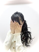 ルート(Ru-t)&nbsp;★夜限定メニュー★「￥1500ヘアセット」 6.サイドポニー