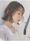 レイヤーカット ボブレイヤーボブ切りっぱなしボブ髪質改善