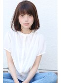 #サラッと内巻きロブ