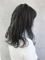 ムウ 難波(MOU)&nbsp;ハッシュカットフルバング似合わせカットレッドブラウン20代30代