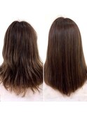縮毛矯正でまとまるストレートヘアに☆