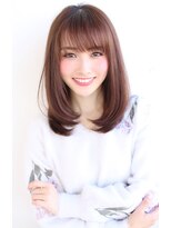 レイヤーひし形ヘア（ヘルシーレイヤーイルミナカラー