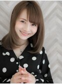 【ROMA】30代40代小顔に見える/ひし形レイヤーCカールセミディ