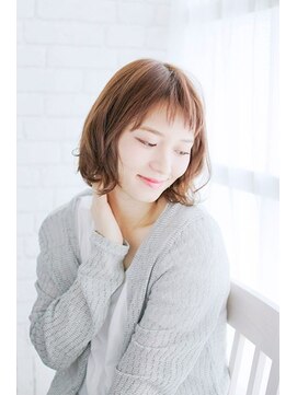 プティルカ ディーシー本店(PutiLuca D.C.) 透け感バングの外はねバルーンボブ