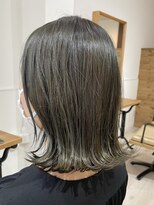 ハロ(Halo)&nbsp;外ハネ×オリーブカラー