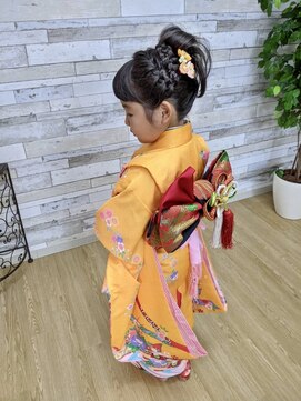 ラミパス(RAMIPASS ladies&gentlemen) 七五三　アップスタイル