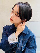 リベルテ(LIBERTE)&nbsp;銀座　LIBERTE小顔ショート×アッシュブラック