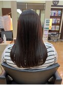 酸熱トリートメント×セミロング