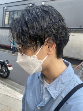 クオル 立川(QOL) 波巻きスパイラルパーマツーブロック無造作パーマツイストパーマ