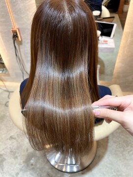 ロンド エスポワール 錦糸町(Lond espoir) 【柴田】グレージュカラー ボブウルフ黒髪ココアベージュ