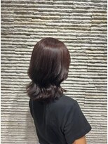 ビス リアン 川口店(Vis lien)&nbsp;ブリーチなしピンクベージュ/くびれ巻き