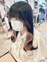 ネオリーブ チロル 横浜西口店(Neolive CiroL.)&nbsp;ペールピンク イヤリングカラー ケアブリーチ