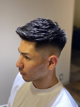 エクファフォーメン(EX-FA FOR MEN) ハイライト/マッシュパーマ/ウルフ/アッシュブラック/大津/瀬田