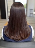 髪質改善トリートメントミルクティーベージュカラーくびれヘア