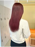 【Special OSAKA】髪質改善カラーワインレッド