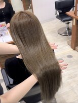 シエル 難波店(CIEL)&nbsp;【ブリーチなしアッシュベージュ】＃ブリーチなしダブルカラー