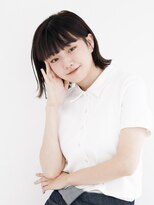 オンク 新宿(onk)&nbsp;黒髪/グレーベージュ/レイヤーロング/前髪パーマ[新宿駅]